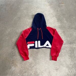 Fila Luciana cropped hoodie